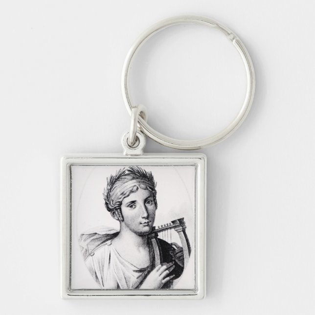 Portrait of Sappho Keychain (Front)