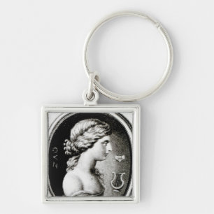 Portrait of Sappho Keychain