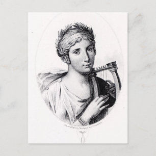 Portrait of Sappho Postcard