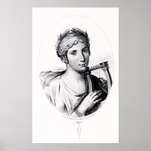 Portrait of Sappho Poster
