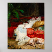 Portrait of Sarah Bernhardt by Georges Clairin