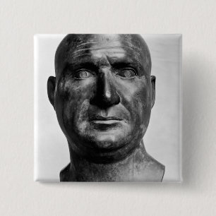 Portrait of Scipio Africanus 2 Inch Square Button