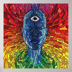 Portrait of Self Poster