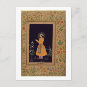 Portrait of Shah Jahan (1592-1666) Mughal, c.1632 Postcard