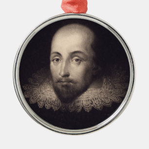 "Portrait of Shakespeare" ornament