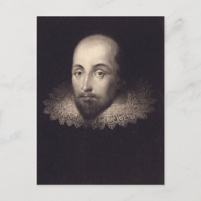 "Portrait of Shakespeare" postcard (Front)