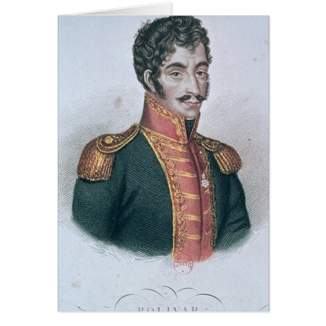 Portrait of Simon Bolivar (Front)