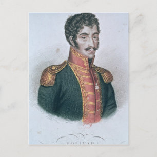Portrait of Simon Bolivar Postcard
