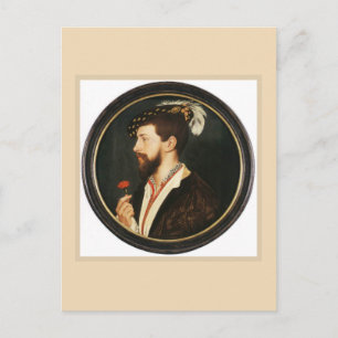 Portrait of Simon George by Hans Holbein Younger Postcard