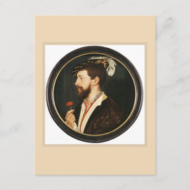 Portrait of Simon George by Hans Holbein Younger Postcard (Front)
