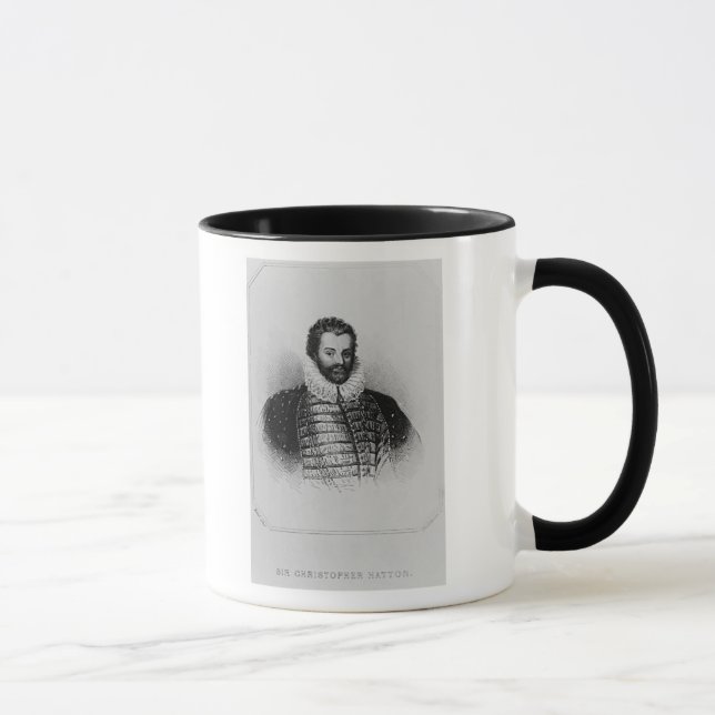 Portrait of Sir Christopher Hatton Mug (Right)