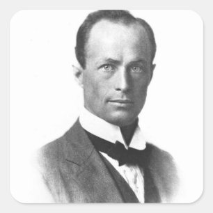 Portrait of Sir Douglas Mawson Square Sticker
