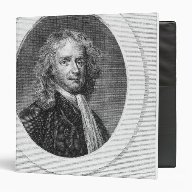 Portrait of Sir Isaac Newton Binder (Front/Inside)