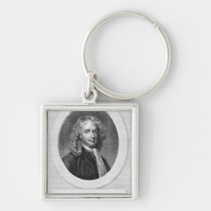 Portrait of Sir Isaac Newton Keychain