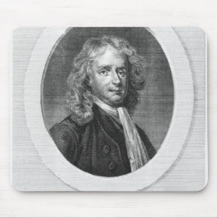 Portrait of Sir Isaac Newton Mouse Pad