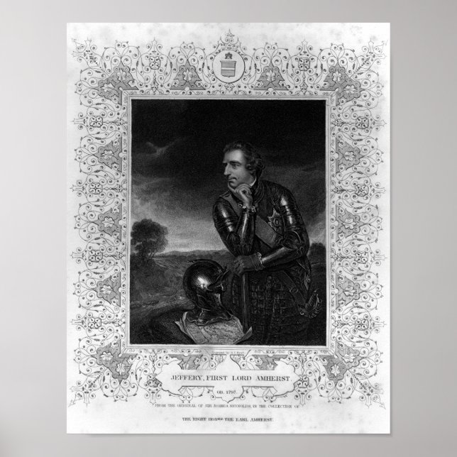 Portrait of Sir Jeffrey Amherst Poster (Front)