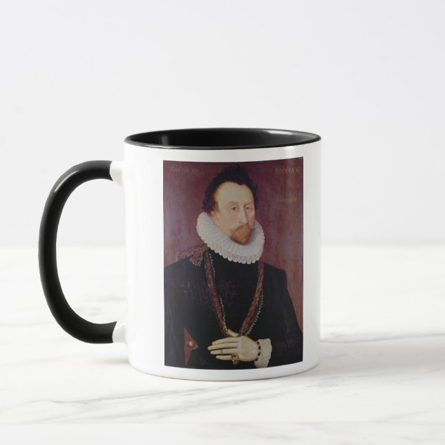 Portrait of Sir John Hawkins  1581 Mug (Left)