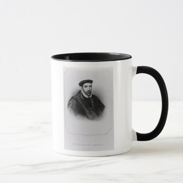 Portrait of Sir Nicholas Bacon Mug (Right)