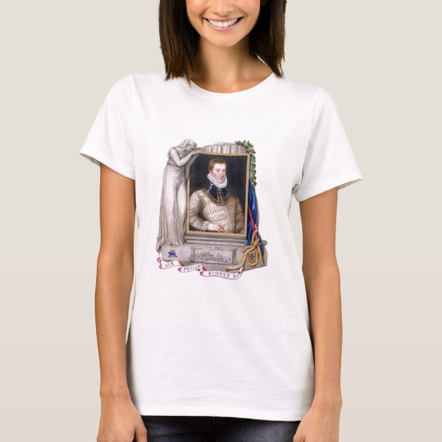 Portrait of Sir Philip Sidney (1554-86) from 'Memo T-Shirt (Front)
