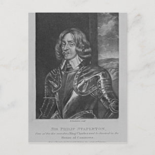 Portrait of Sir Philip Stapleton Postcard