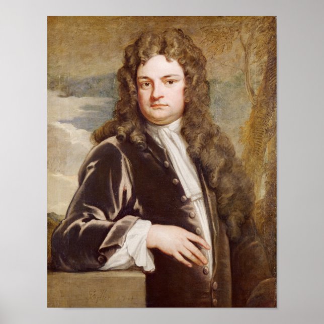 Portrait of Sir Richard Steele  1711 Poster (Front)