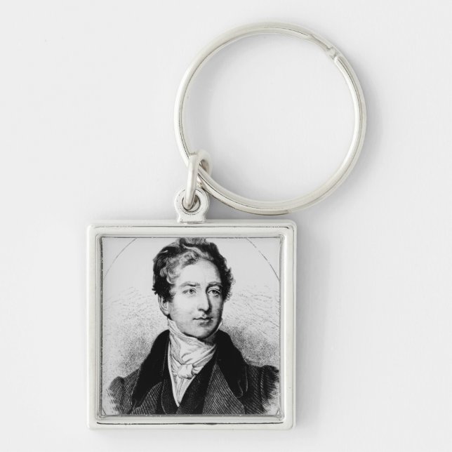 Portrait of Sir Robert Peel Keychain (Front)