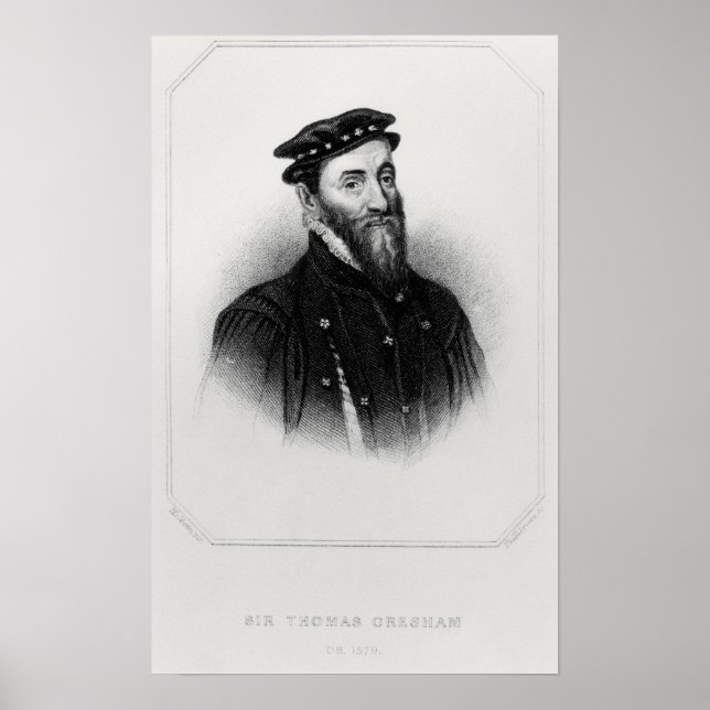Portrait of Sir Thomas Gresham Poster (Front)