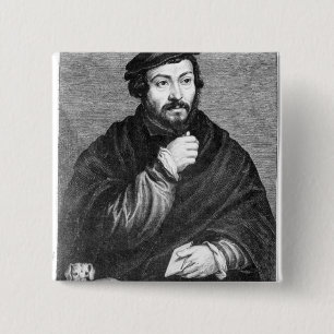 Portrait of Sir Thomas More 2 Inch Square Button