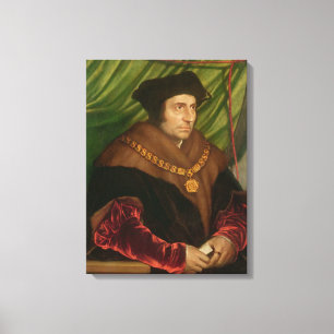 Portrait of Sir Thomas More Canvas Print