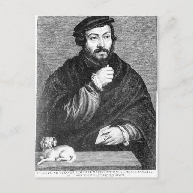 Portrait of Sir Thomas More Postcard (Front)