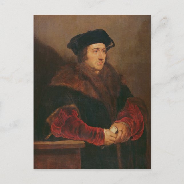 Portrait of Sir Thomas More Postcard (Front)