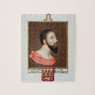 Portrait of Sir Thomas Wyatt the Younger (c.1521-5 Jigsaw Puzzle