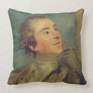 Portrait of Sir William Chambers (1726-96) (oil on Throw Pillow