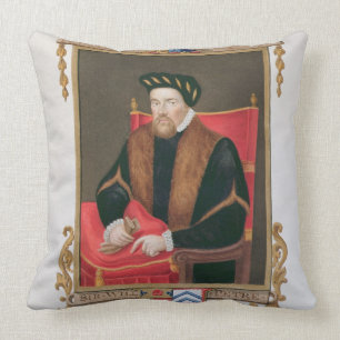 Portrait of Sir William Petre (c.1505-72) from 'Me Throw Pillow