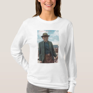 Portrait of Siwash Chief of Fort Wrangle T-Shirt