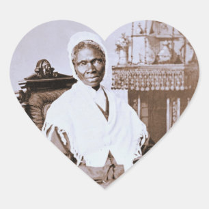 Portrait of Sojourner Truth circa 1870 Heart Sticker