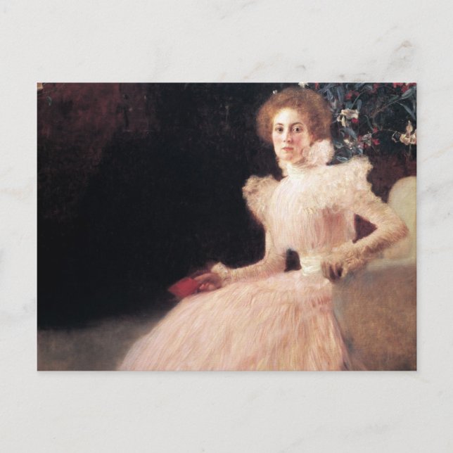 Portrait of Sonja Knips ; Gustav Klimt Painting Postcard (Front)