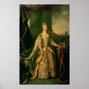 Portrait of Sophie Charlotte Poster