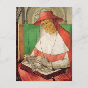 Portrait of St. Jerome  c.1475 Postcard