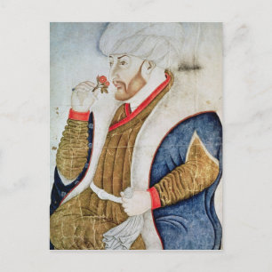 Portrait of Sultan Mehmet II Postcard