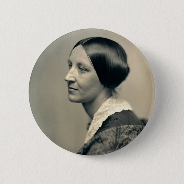 Portrait of Susan Brownell Anthony 1850 2 Inch Round Button (Front)