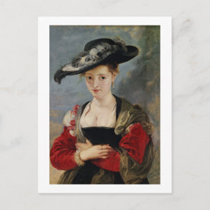 Portrait of Susanna Lunden (?) (Le Chapeau de Pail Postcard