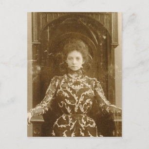 Portrait of the actress Vera Komissarzhevskaya Postcard