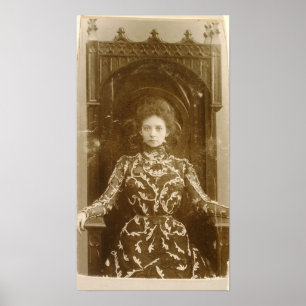 Portrait of the actress Vera Komissarzhevskaya Poster