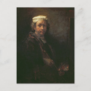 Portrait of the Artist at his Easel, 1660 Postcard