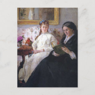 Portrait of the Artist's Mother & Sister, Morisot Postcard