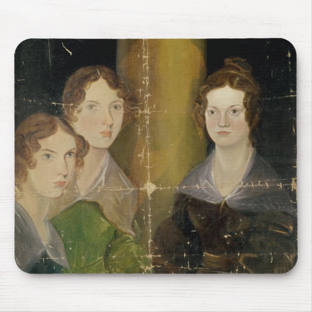 Portrait of the Bronte Sisters, c.1834 Mouse Pad (Front)