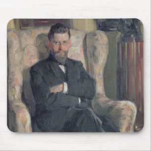 Portrait of the collector Alexei A. Bakhrush Mouse Pad