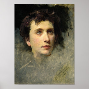 Portrait of the composer Pyotr Ilyich Poster