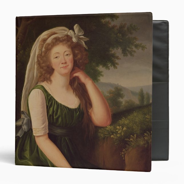 Portrait of the Countess du Barry  1789 Binder (Front/Inside)